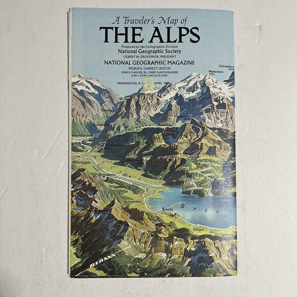 Vintage National Geographic April 1985 Austrians Alps India Moguls Kabul - Picture 4 of 12